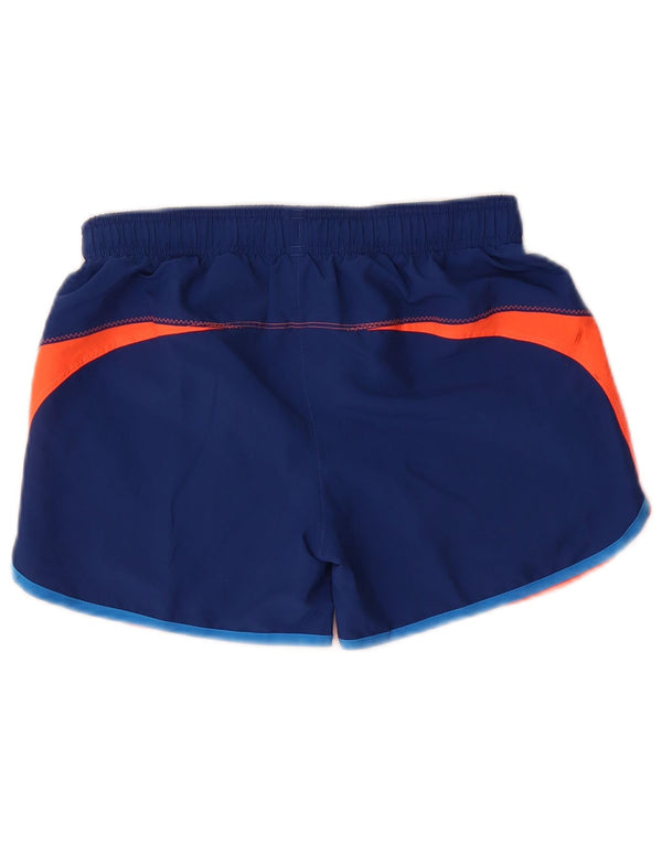 Under Armour Pantalones cortos deportivos para mujer UK 10 Small Blue Colourblock