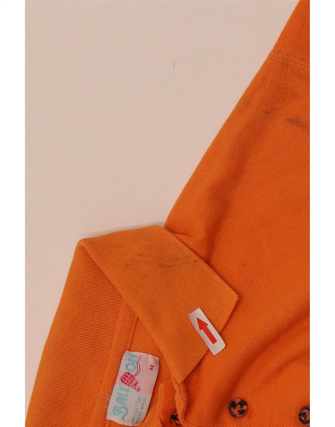 Ball On Polo Hombre Algodón Naranja Medio