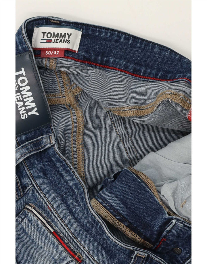 Tommy Hilfiger Vaqueros Slim para Hombre W30 L28 Algodón Azul