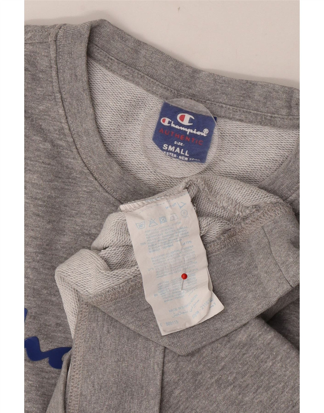 Champion Sudadera Gráfica para Hombre Jersey Pequeño De Algodón Moteado Gris