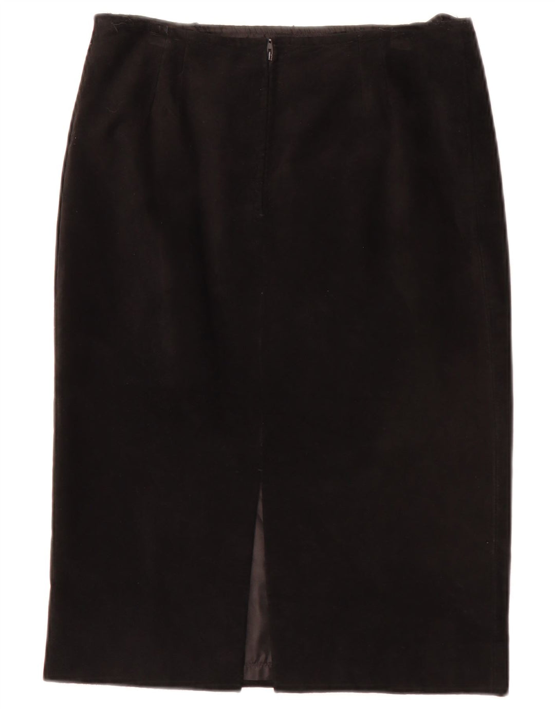 Vintage mujer lápiz falda W28 medio negro