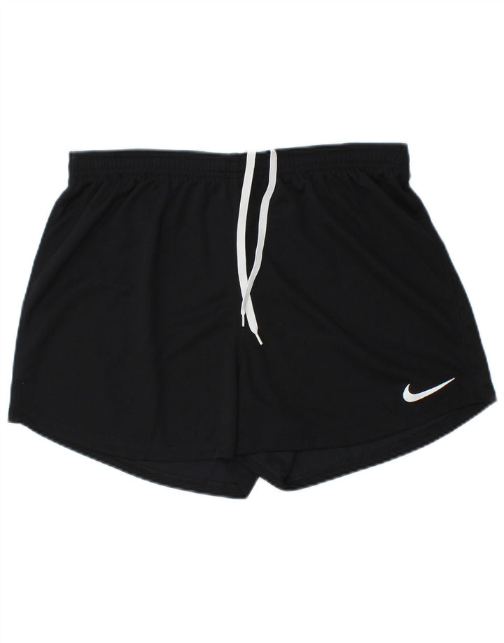 Nike Pantalones cortos deportivos Dri Fit para hombre, talla mediana, negro