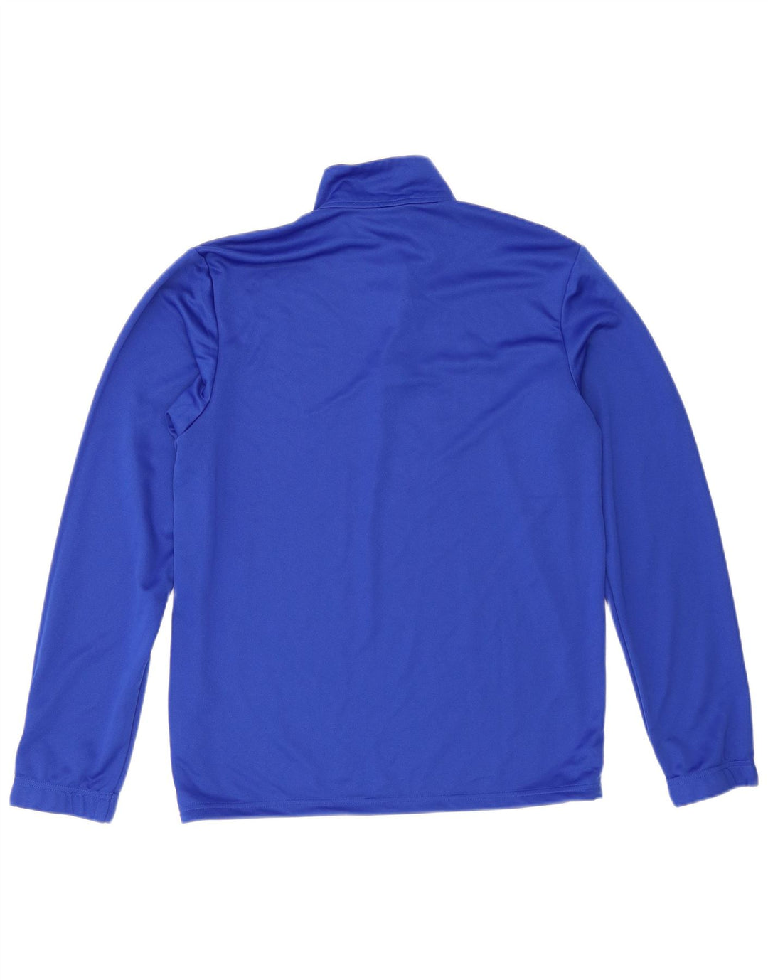 Adidas Hombre Aeroready Zip Neck Jersey Chándal Top Azul Medio Poliéster