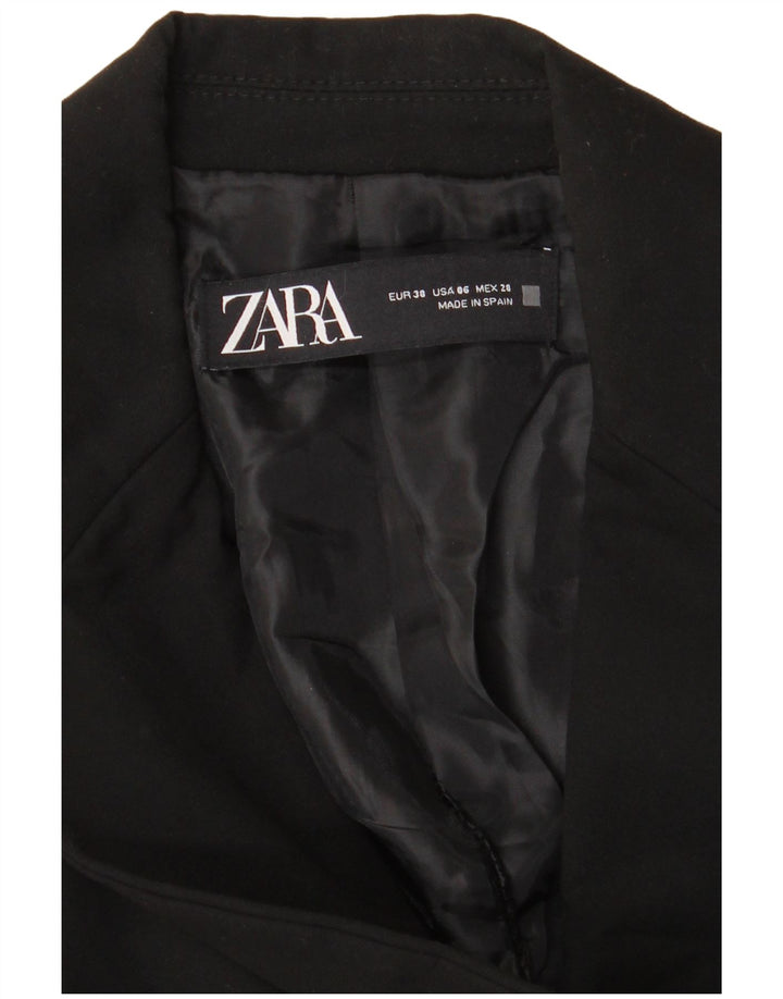 Zara Chaqueta Blazer De 1 Botón para Mujer EU 38 Small Black
