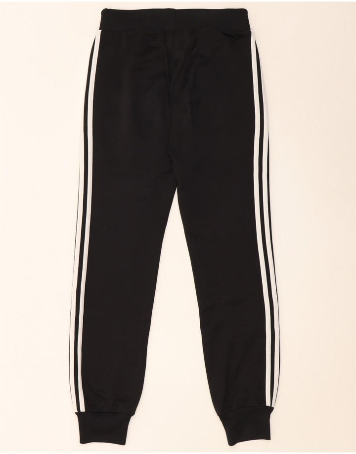 Adidas Mujer Chándal Pantalones Joggers UK 8 Pequeño Negro Poliéster