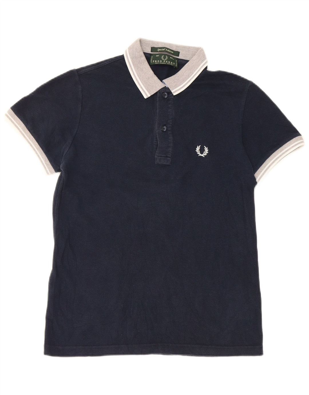 Polo Fred Perry Hombre Pequeño Algodón Azul Marino