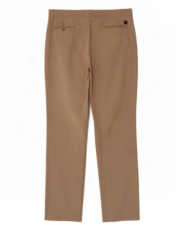 Hugo Boss Hombre Pantalón de traje recto W36 L33 Beige