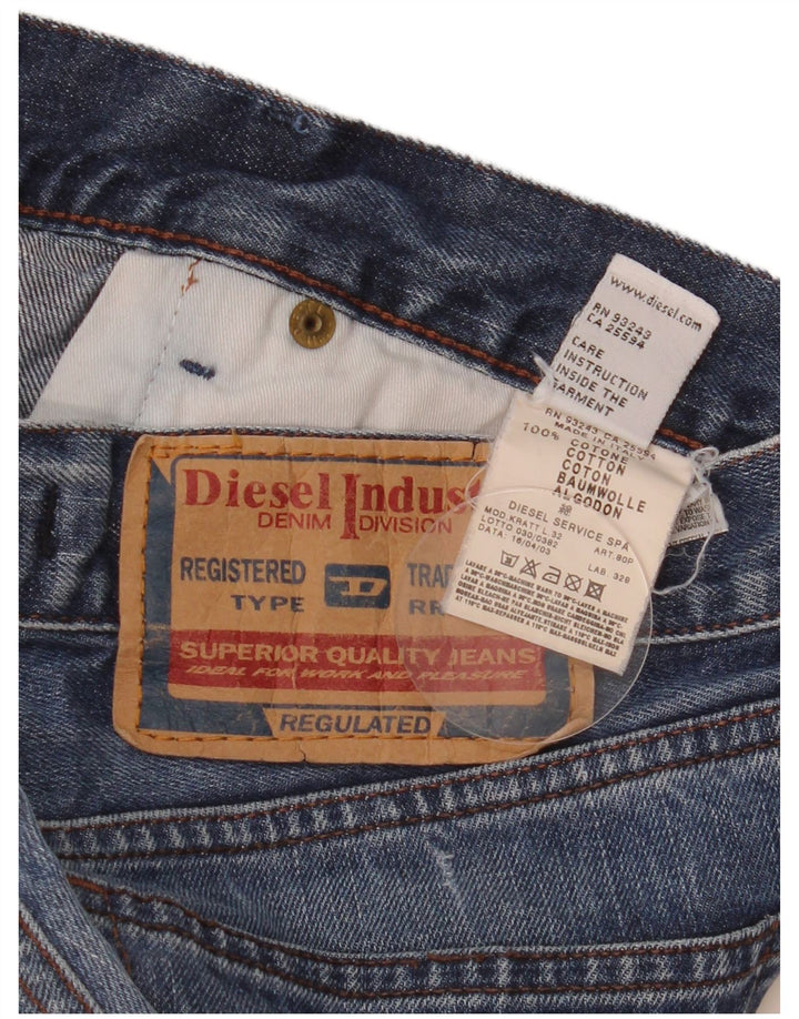 Diesel Pantalones cortos vaqueros para hombre W38 XL Algodón azul