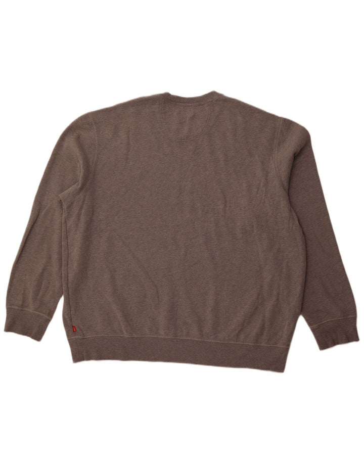 Izod Sudadera Hombre Jumper 2XL Gris Algodón