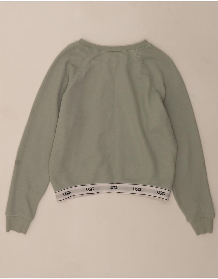 Chándal completo extragrande con gráfico para mujer UGG, talla 44, color verde medio