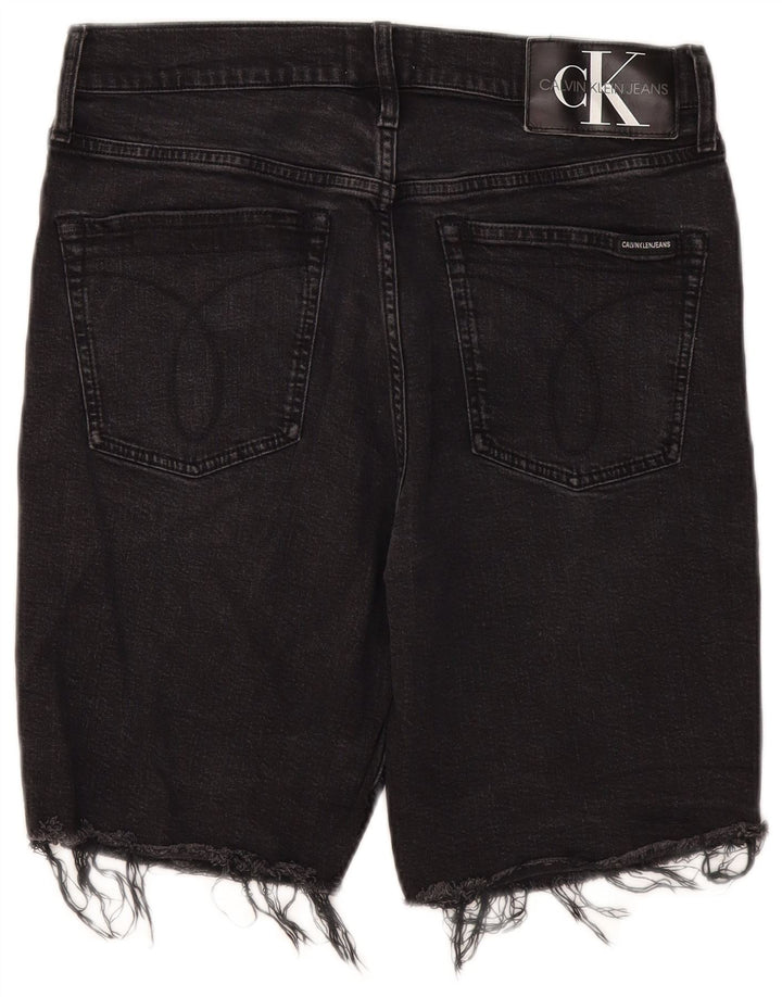Pantalones cortos de mezclilla para hombre Calvin Klein W31 Algodón negro mediano