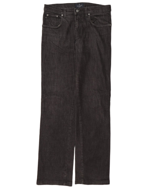 Vaqueros Trussardi Hombre Rectos W34 L33 Algodón Gris