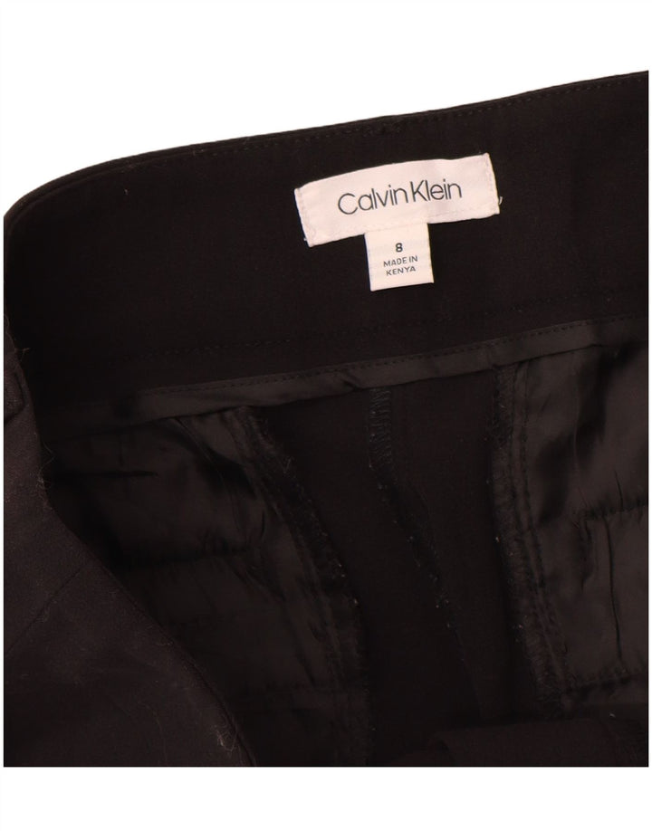 Calvin Klein Pantalones casuales con corte de bota para mujer US 8 Medium W28 L32 Negro