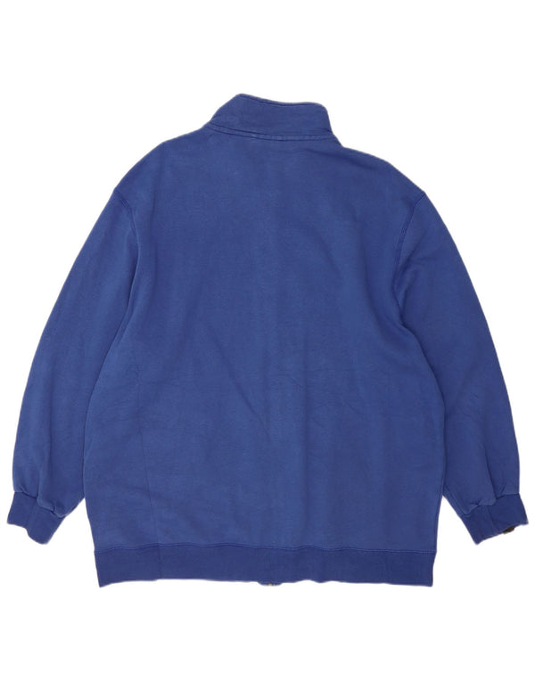 Puma Mens Graphic Chándal Top Chaqueta 2XL Algodón Azul