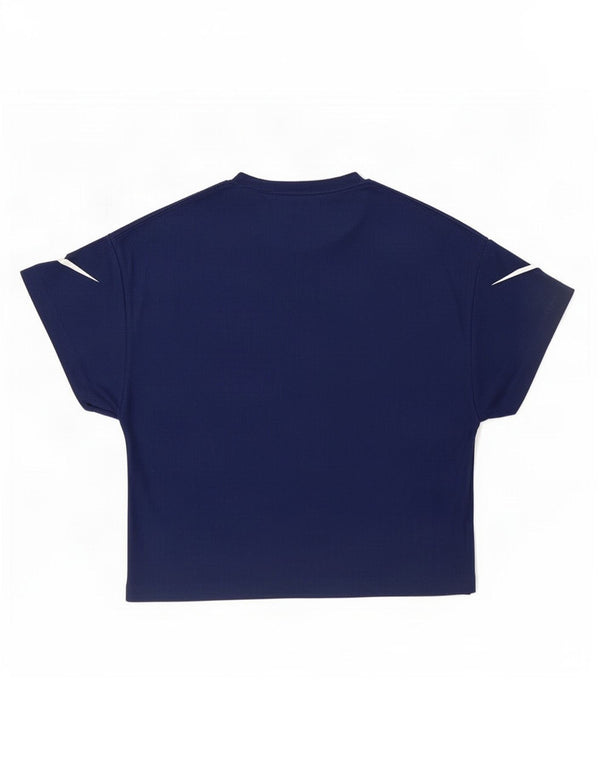 Nike Camiseta corta con gráfico para niñas 12-13 años Grande Azul marino Poliéster