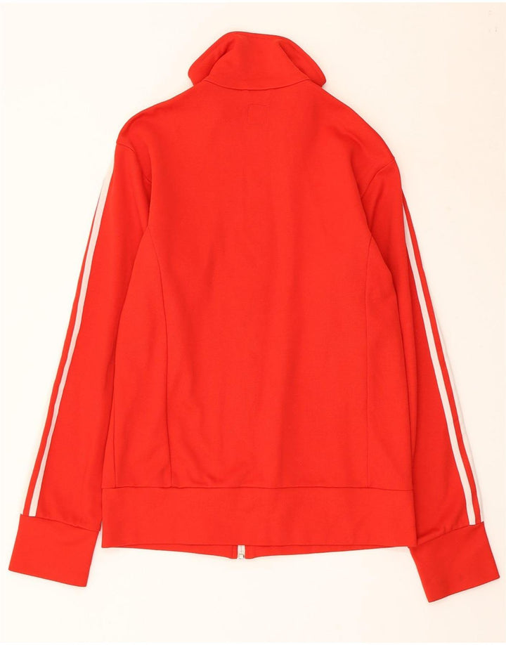 Adidas - Chaqueta de chándal para mujer, talla 12, algodón rojo mediano