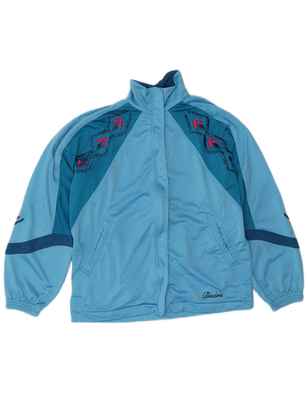 Diadora Chaqueta Top De Chándal Con Gráfico IT 40 Medium Blue Colourblock
