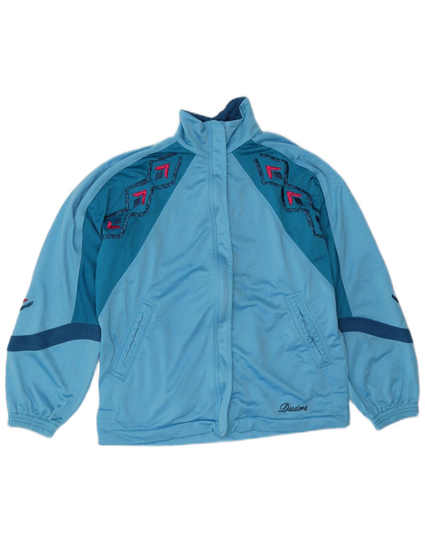 Diadora Chaqueta Top De Chándal Con Gráfico IT 40 Medium Blue Colourblock