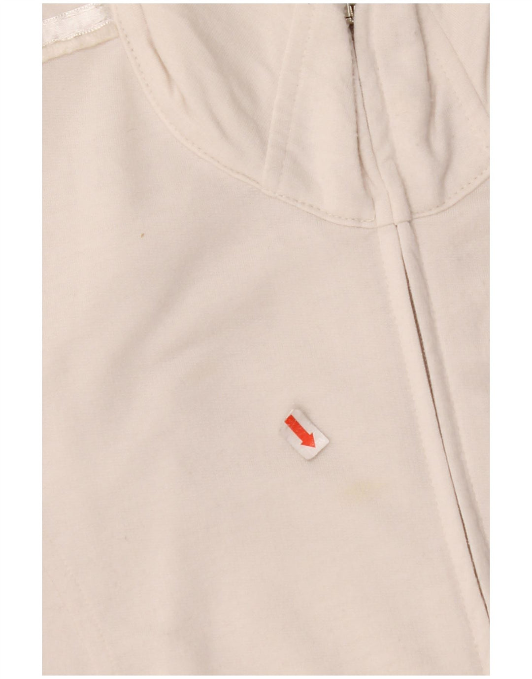 CHAMPION Chaqueta superior de chándal de ajuste fácil para mujer UK 46 Poliéster blanco grande