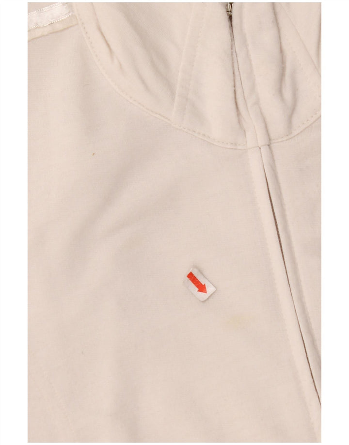 CHAMPION Chaqueta superior de chándal de ajuste fácil para mujer UK 46 Poliéster blanco grande