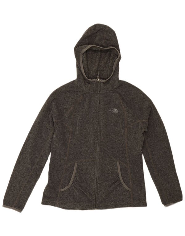 THE NORTH FACE Suéter con capucha y cremallera para mujer UK 46 Poliéster gris grande