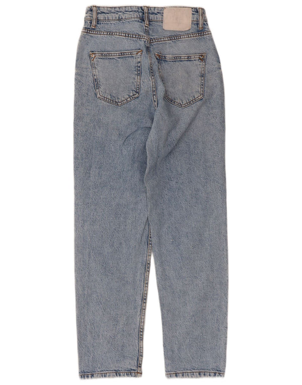 Zara Vaqueros Rectos Mujer EU 34 2XS W24 L27 Algodón Azul