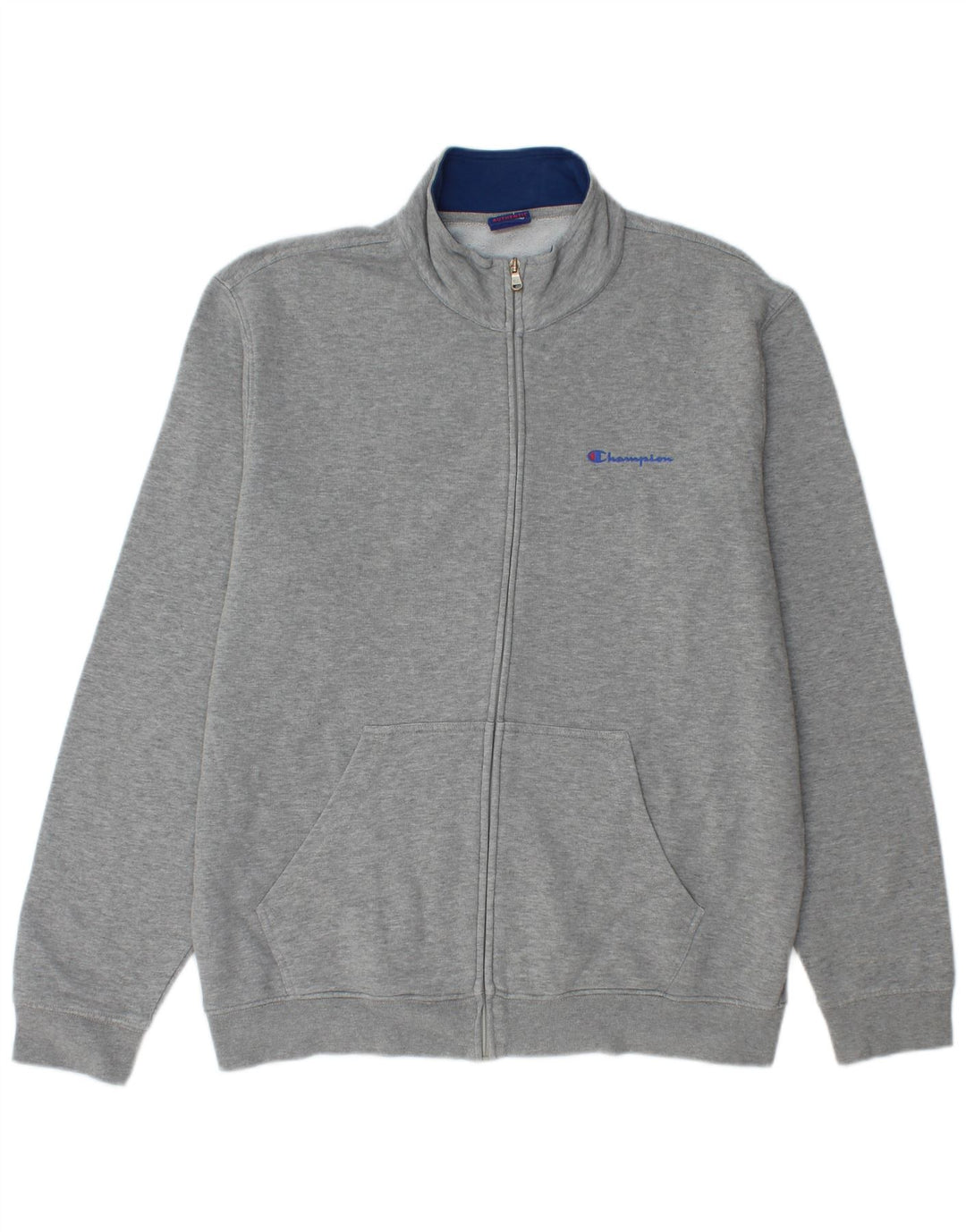 Champion Chaqueta de chándal para hombre XL Algodón moteado gris