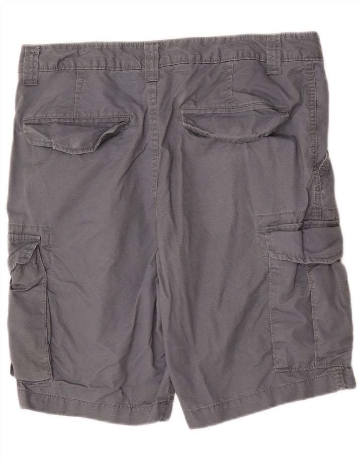 Marks & Spencer Pantalones cortos tipo cargo para hombre W34 Algodón gris grande