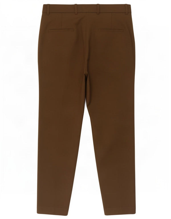 Zara Pantalón chino recto para mujer EU 38 Small W28 L28 Algodón caqui
