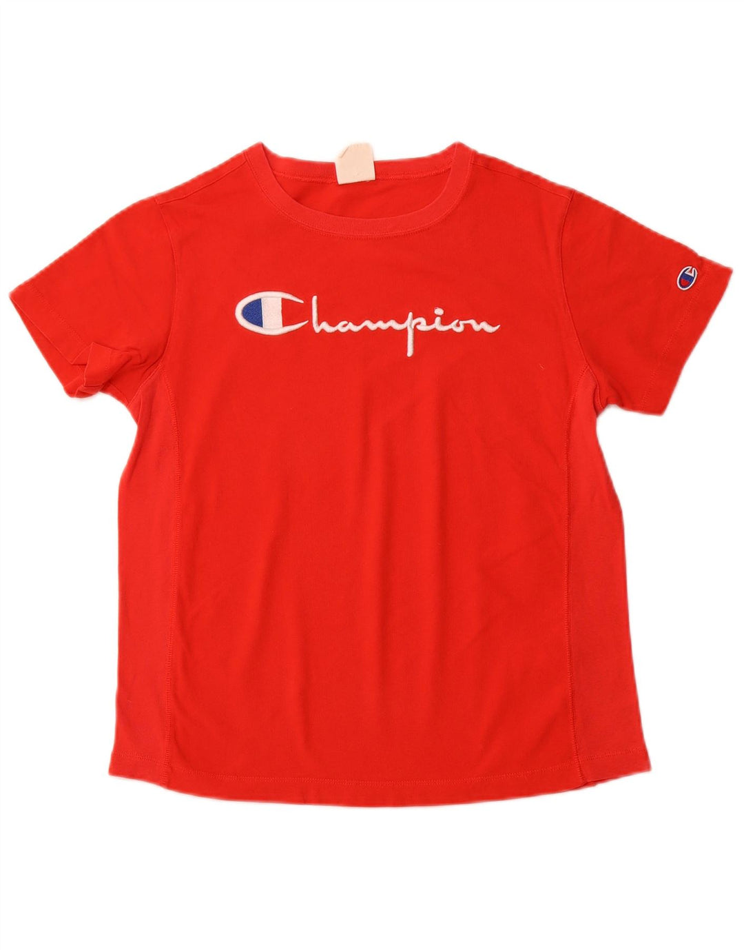CHAMPION Camiseta gráfica para mujer Top UK 12 Medium Red Cotton