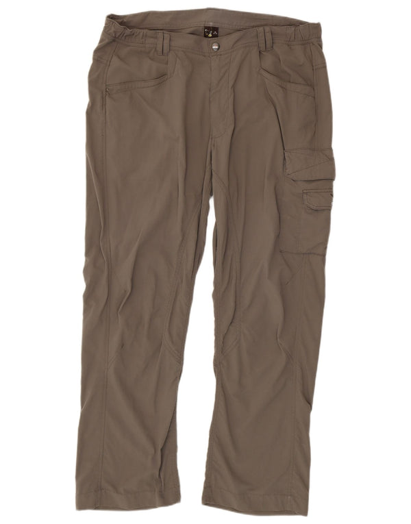 SALEWA Pantalón cargo recto para hombre EU 54 2XL W42 L29 Gris