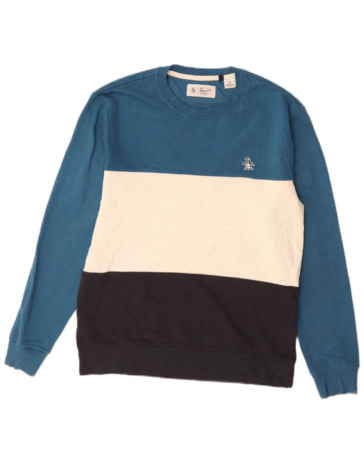 Penguin Hombre Sudadera Jumper Medium Multicolor Rayas Algodón