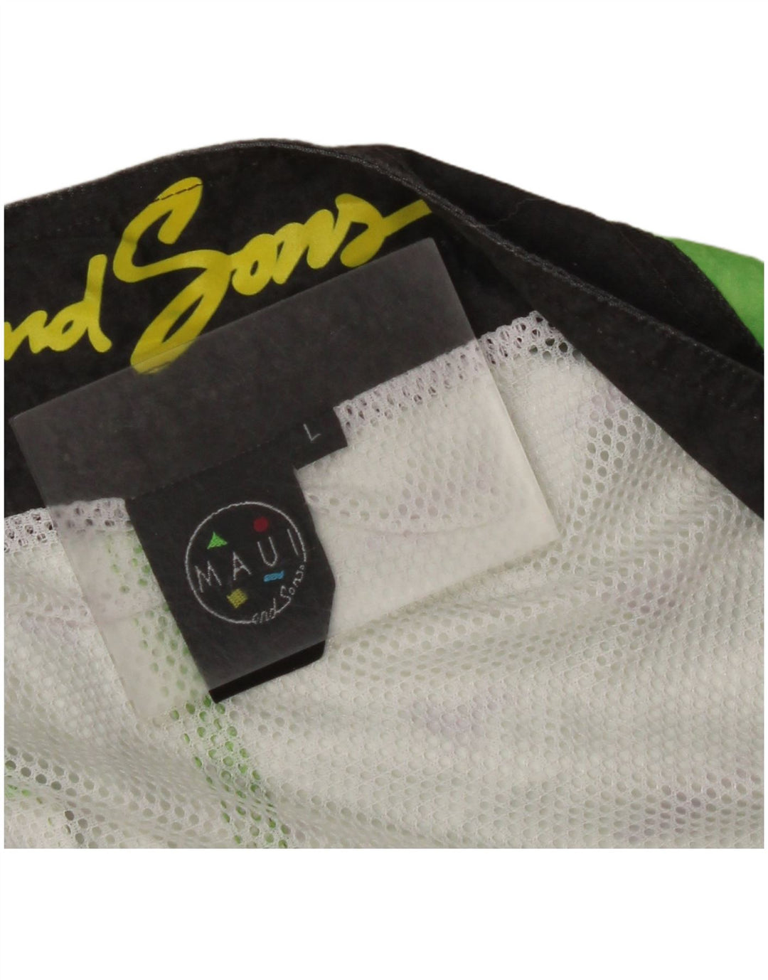 MAUI AND SONS Shorts De Bañador Estampados De Algodón Verde Medio Hombre