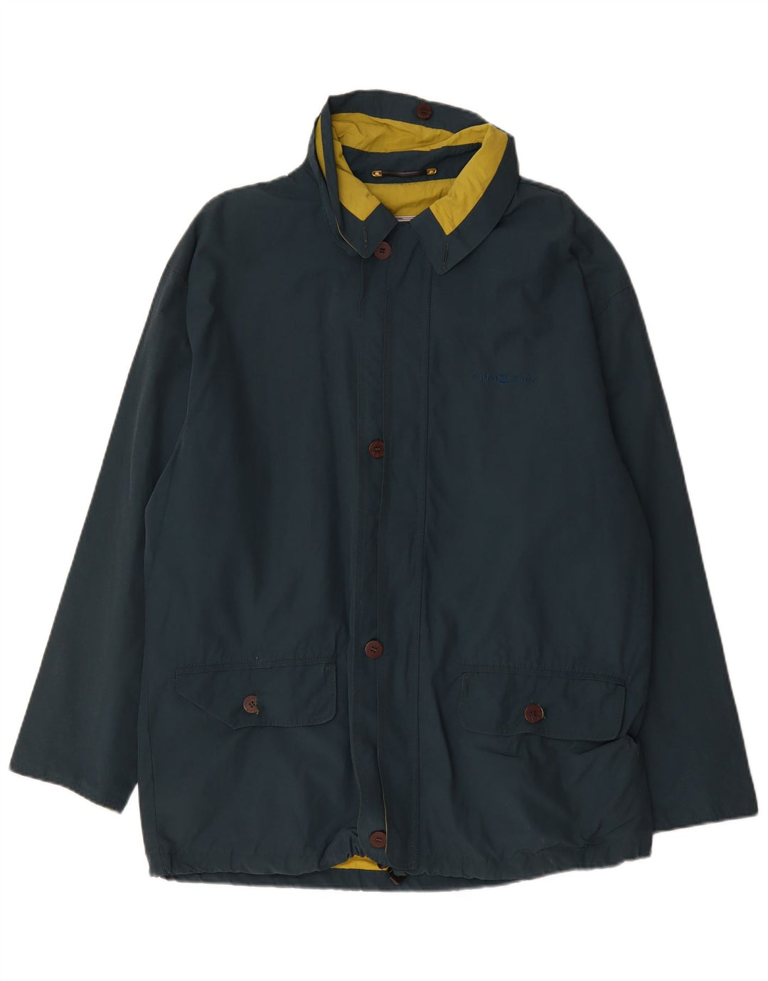 Marina Yachting Chaqueta utilitaria para hombre IT 54 2XL Algodón verde