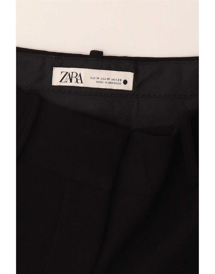 Zara Mujer Bermudas Chinos Cortos Medianos W32 Negro