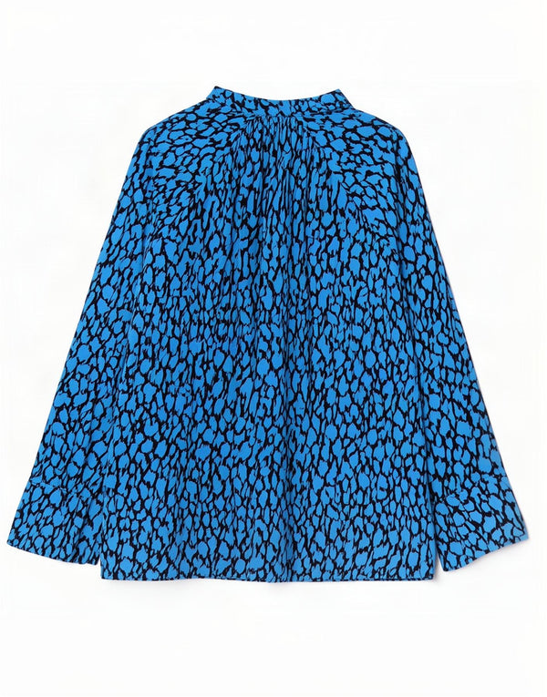 Marks & Spencer Blusa de manga larga para mujer UK 42 Azul medio