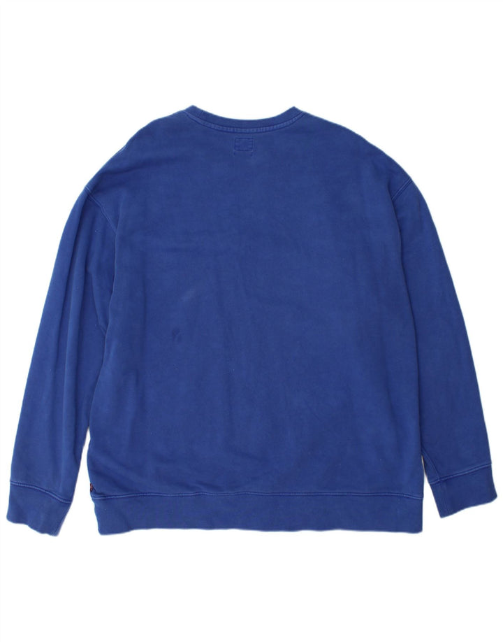 Levi's Hombre Relaxed Graphic Sudadera Jumper XL Algodón Azul
