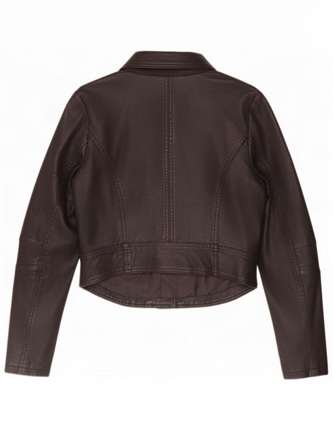 Urban Bliss - Chaqueta motera de piel corta para mujer, talla 40, talla M, color negro