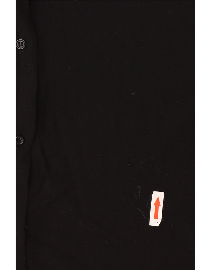 Zara Mujer Vestido Recto ES 40 XL Negro