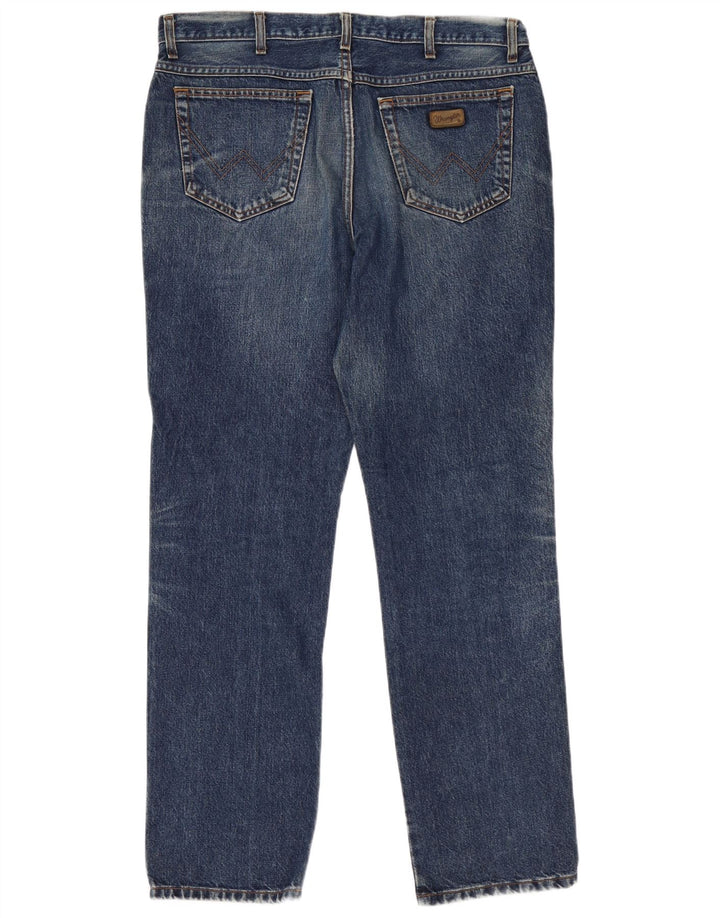Wrangler Vaqueros rectos Texas para hombre W38 L34 Algodón azul