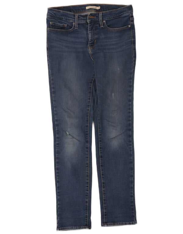Levi's Mujer 312 Vaqueros Slim Desgastados W28 L27 Algodón Azul