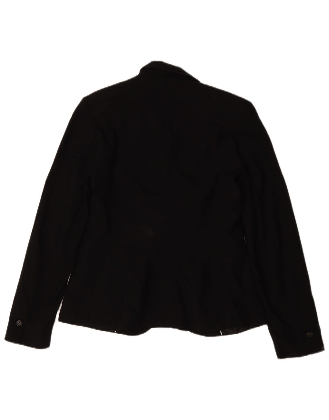Zara Mujer Chaqueta Blazer De 1 Botón UK 36 Small Poliéster Negro