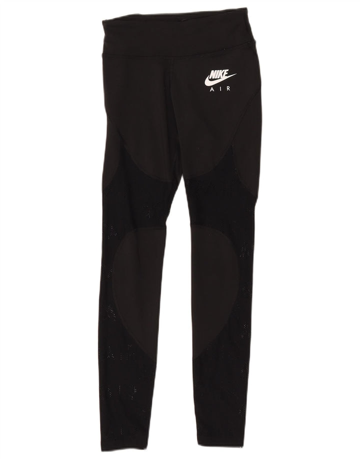 Nike Leggings Dri Fit Graphic para mujer UK 4 XS Poliéster negro