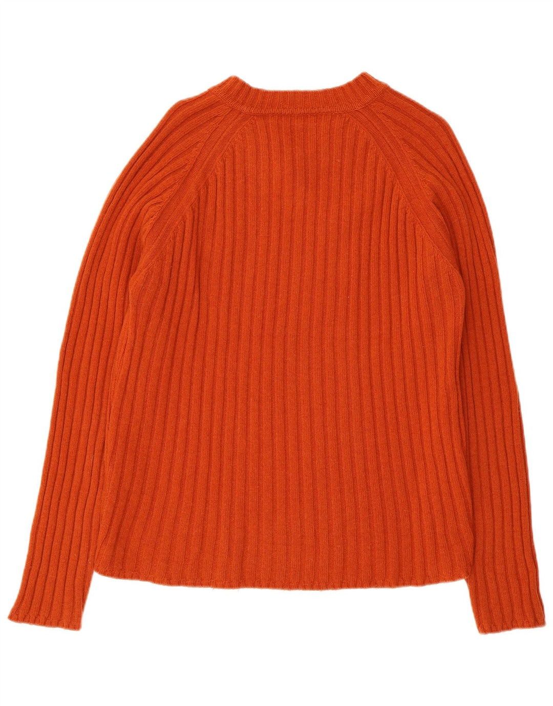 Gas - Jersey con cuello en V para mujer, talla 40, talla grande, color naranja