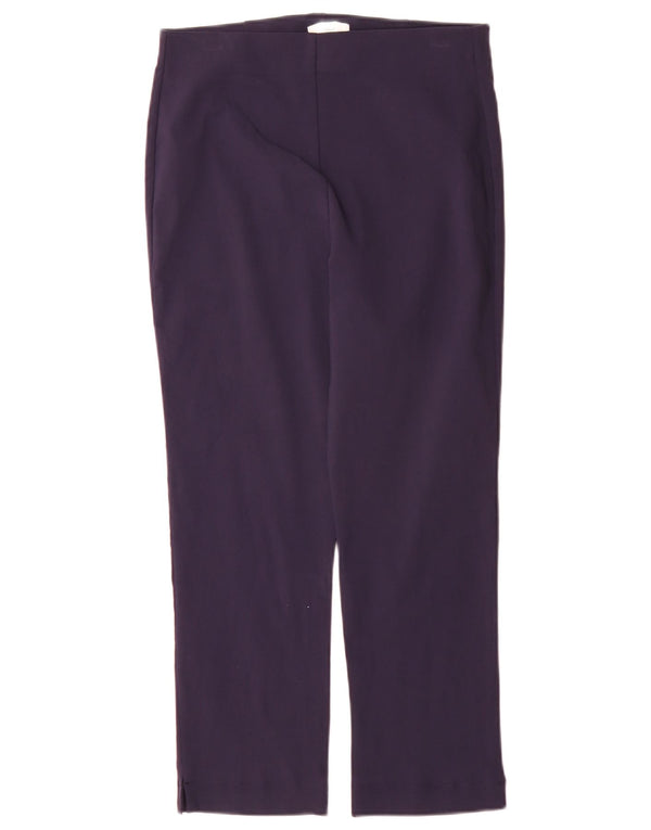 M&Co Pantalones cortos regulares para mujer UK 10 Small W26 L25 Azul marino Viscosa