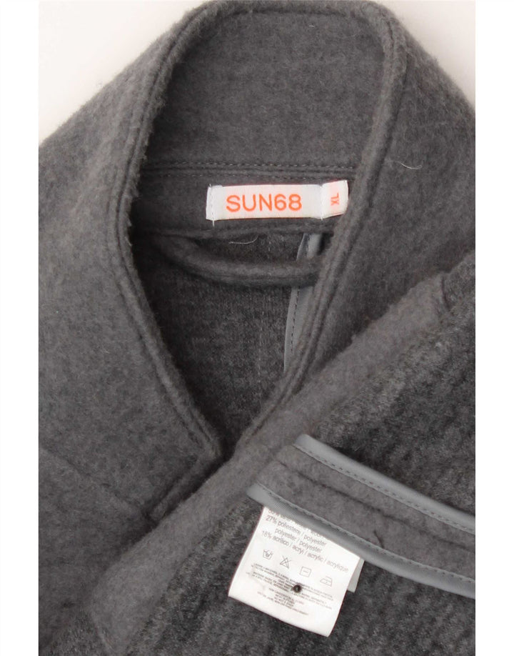 Sun68 Chaqueta tipo blazer de 5 botones para hombre UK 42 XL Lana gris