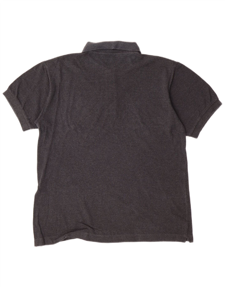 Polo Kappa Hombre De Algodón Gris Medio