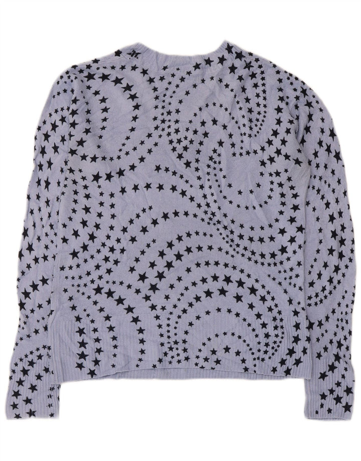 Marks & Spencer Suéter con Cuello en V y patrón Abstracto para Mujer UK 10 Small B