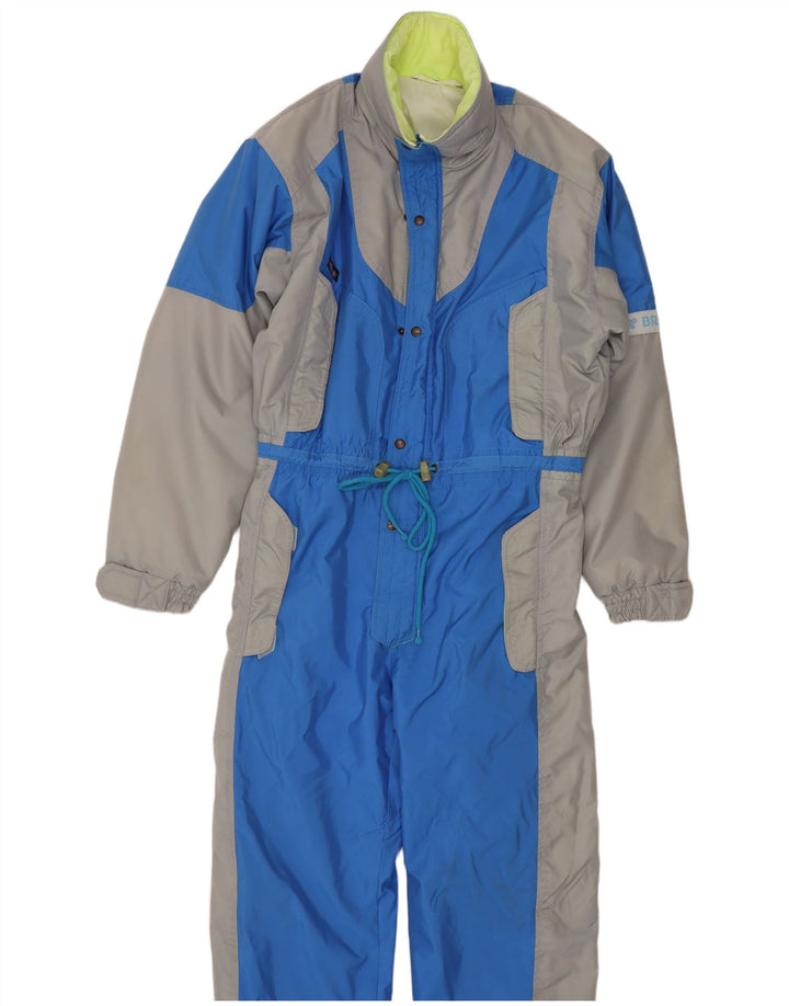 Mono de esquí Brugi para hombre talla grande en bloques de color azul