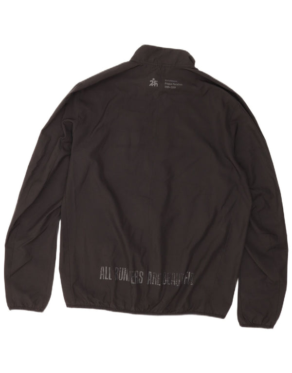 Adidas Mens Graphic Chándal Top Chaqueta Mediano Negro